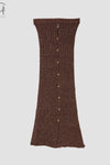 BASERANGE skirt SKLOU-CO-WI23 burgundy mixed color (SKLOU)